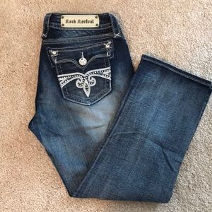 Rock Revival Easy fit Capri Jeans sz 29